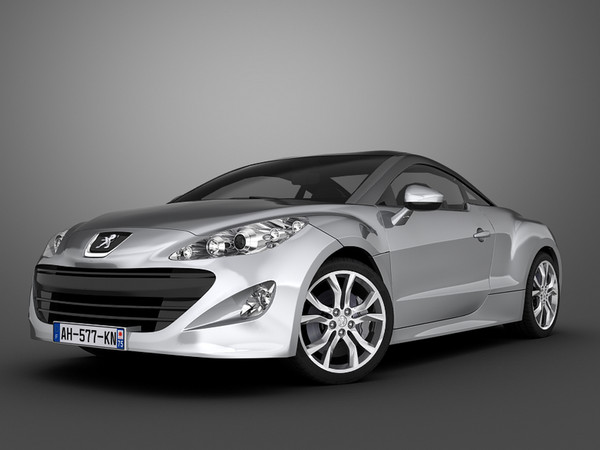 maya car peugeot - Peugeot RCZ (2011) by Swan3DStudios